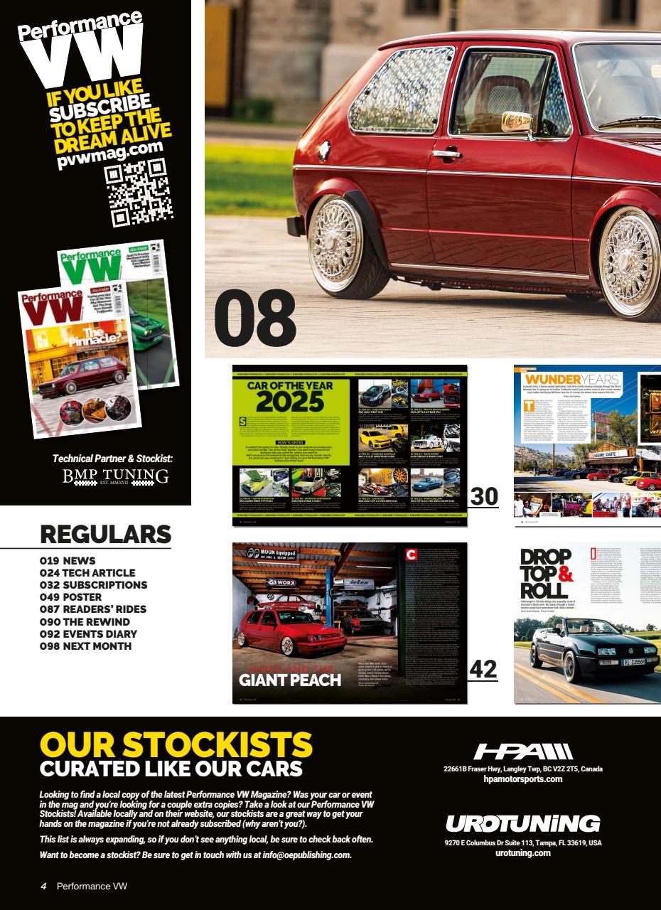 Performance VW Preview Pages