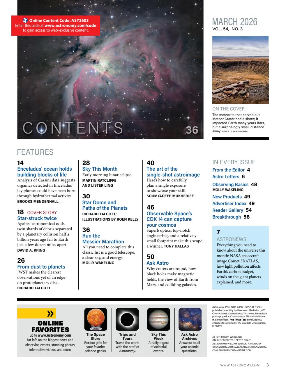 Astronomy Preview Pages