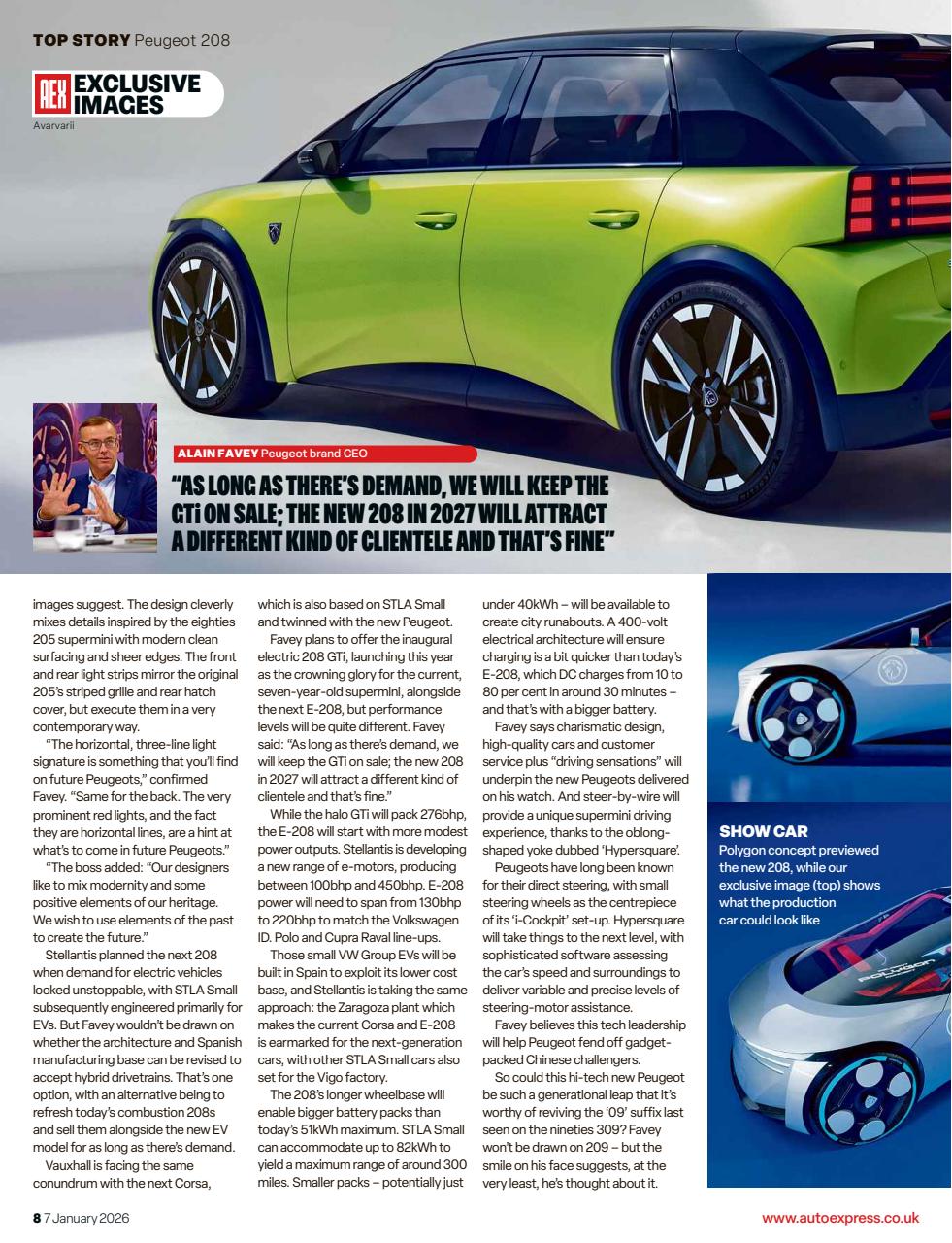 Auto Express Preview Pages