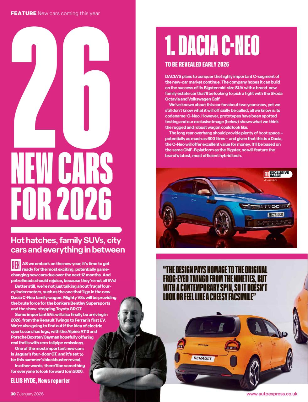 Auto Express Preview Pages