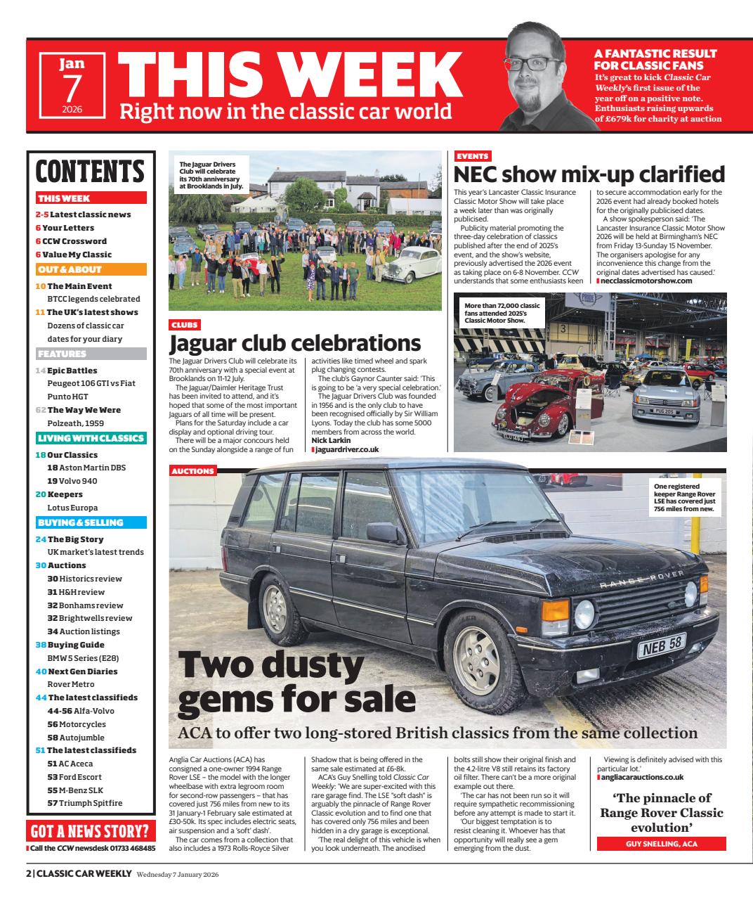 Classic Car Weekly Preview Pages
