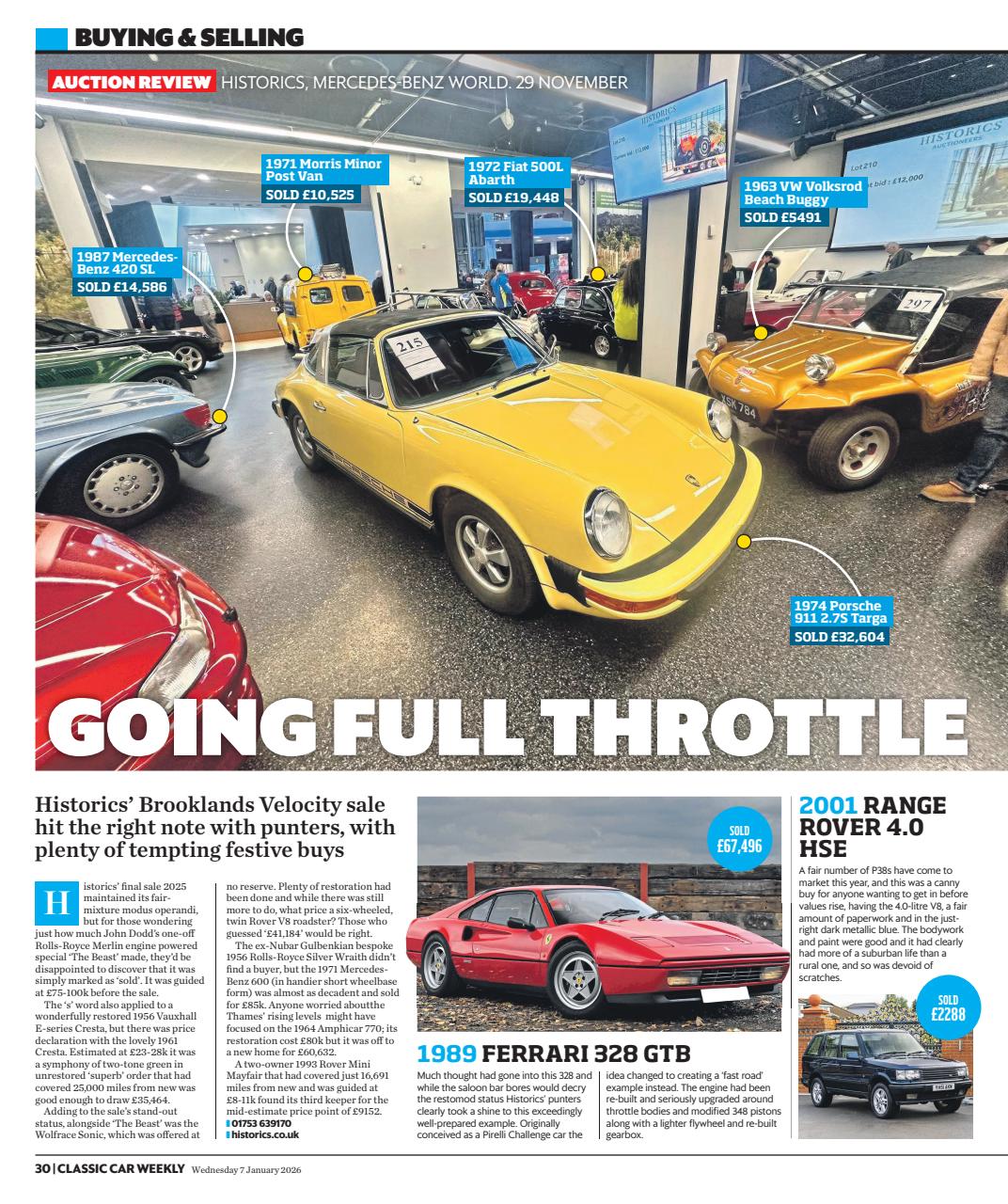 Classic Car Weekly Preview Pages