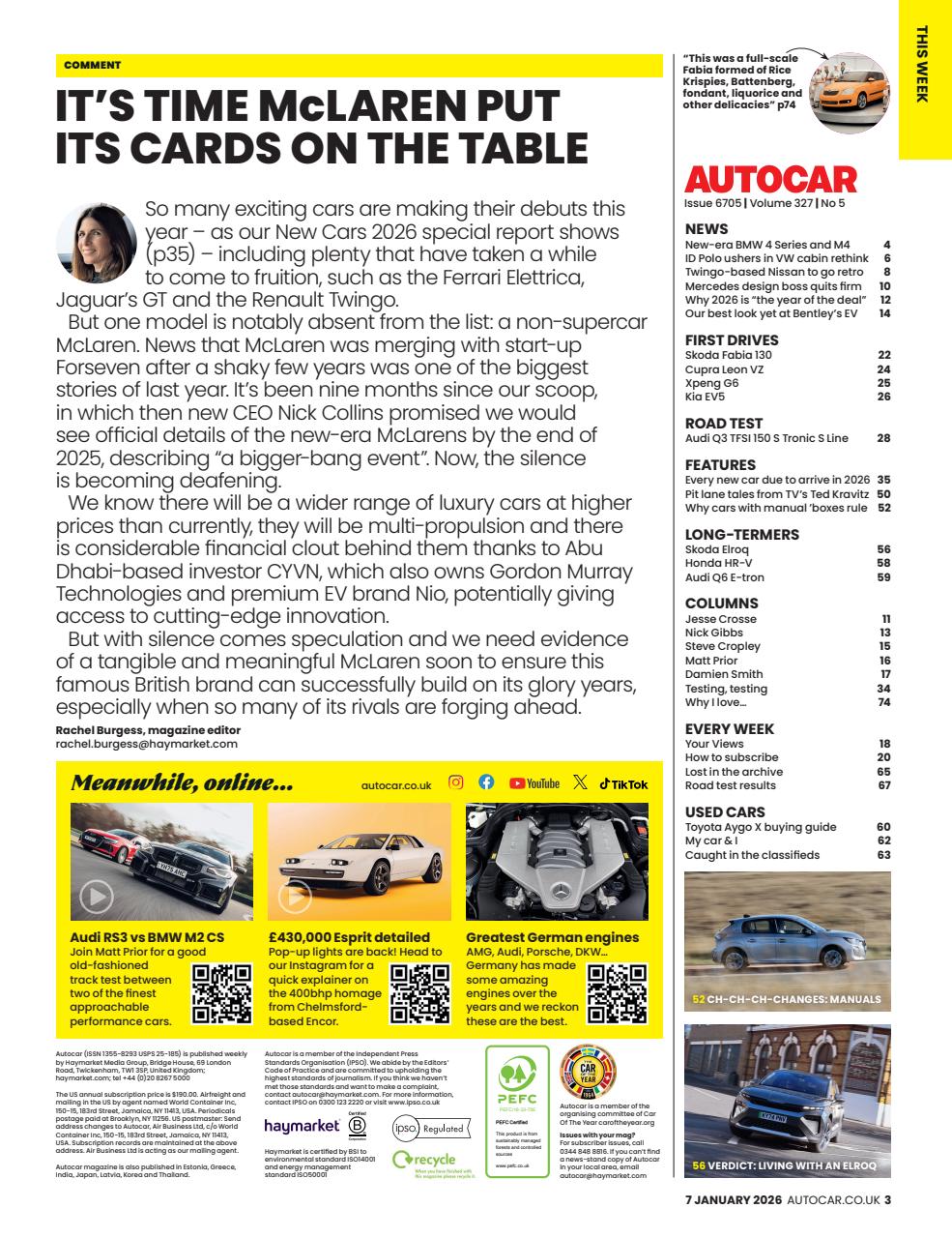 Autocar Preview Pages