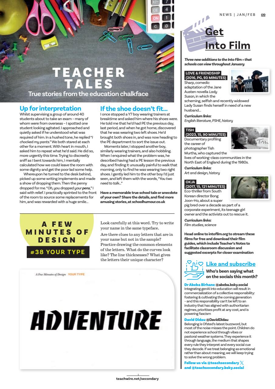 Teach Secondary Preview Pages