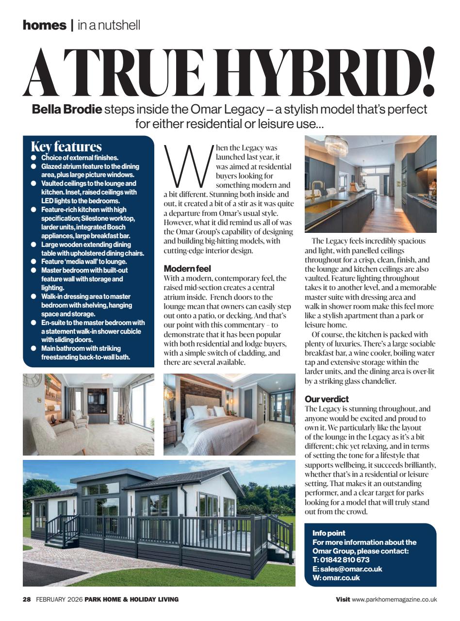 Park Home & Holiday Living Preview Pages