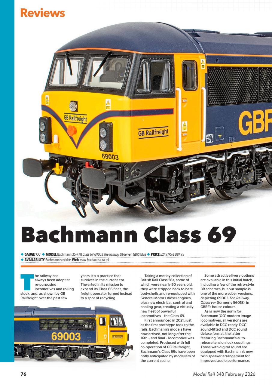 Model Rail Preview Pages