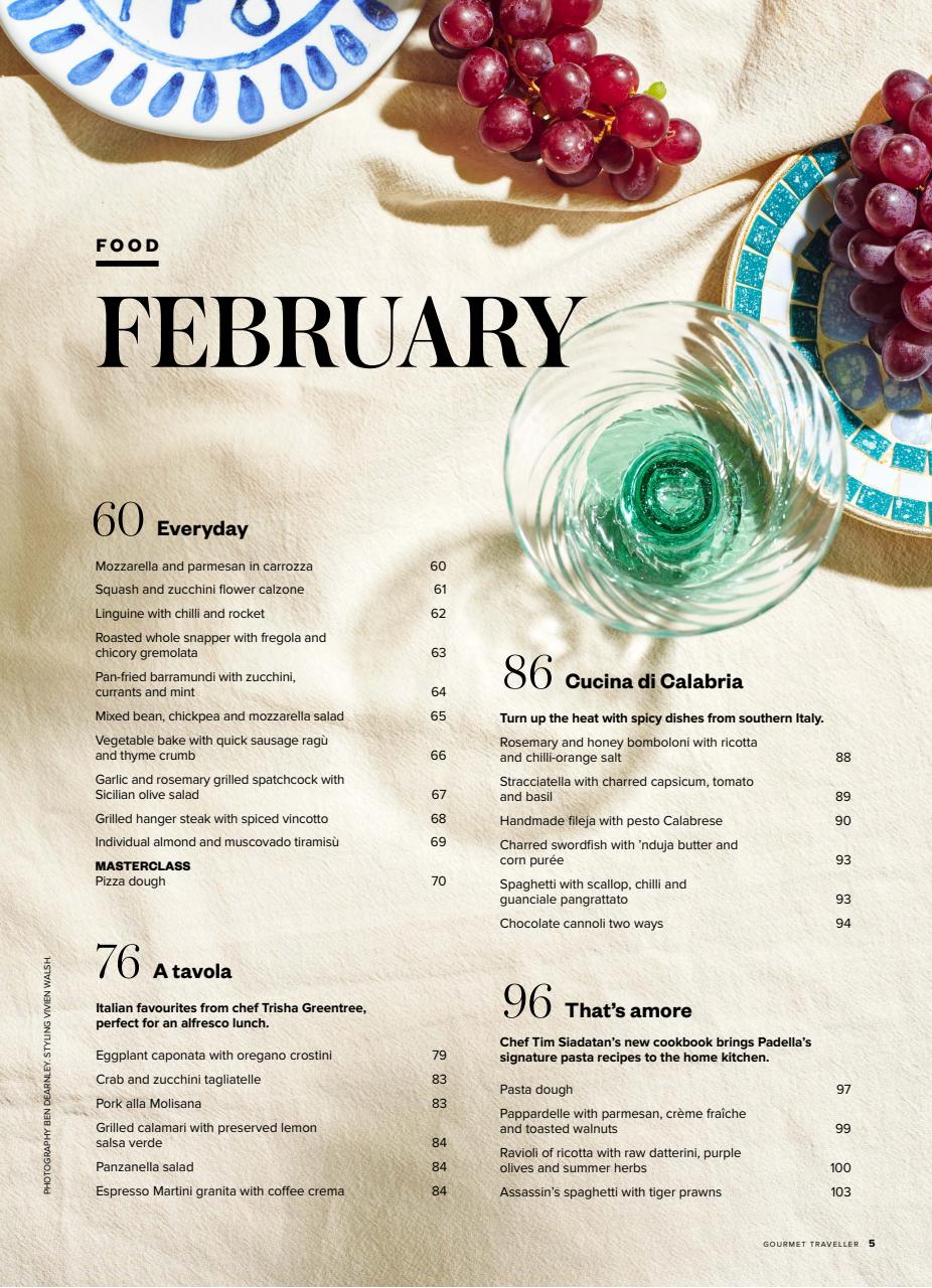 Australian Gourmet Traveller Preview Pages