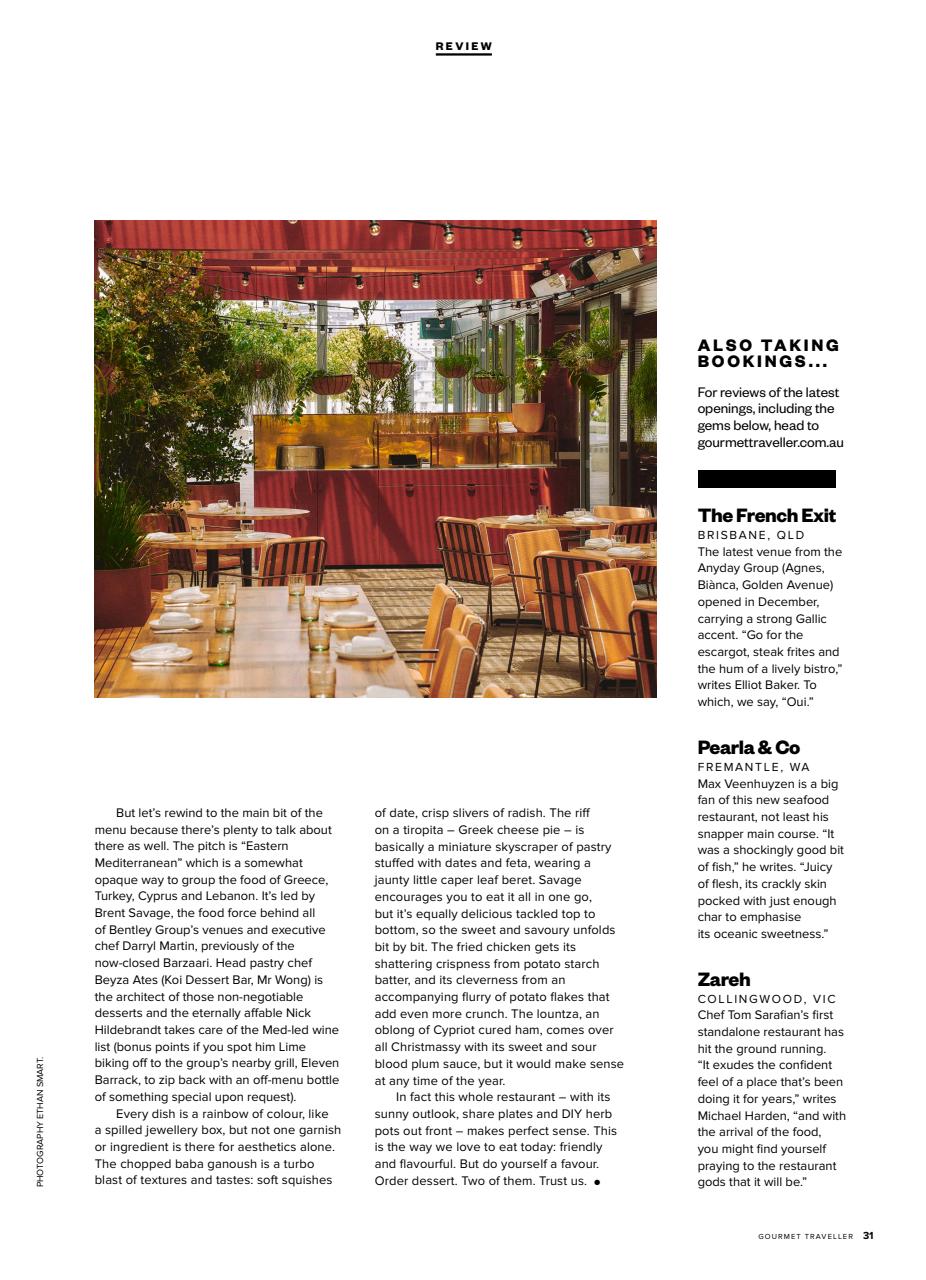 Australian Gourmet Traveller Preview Pages