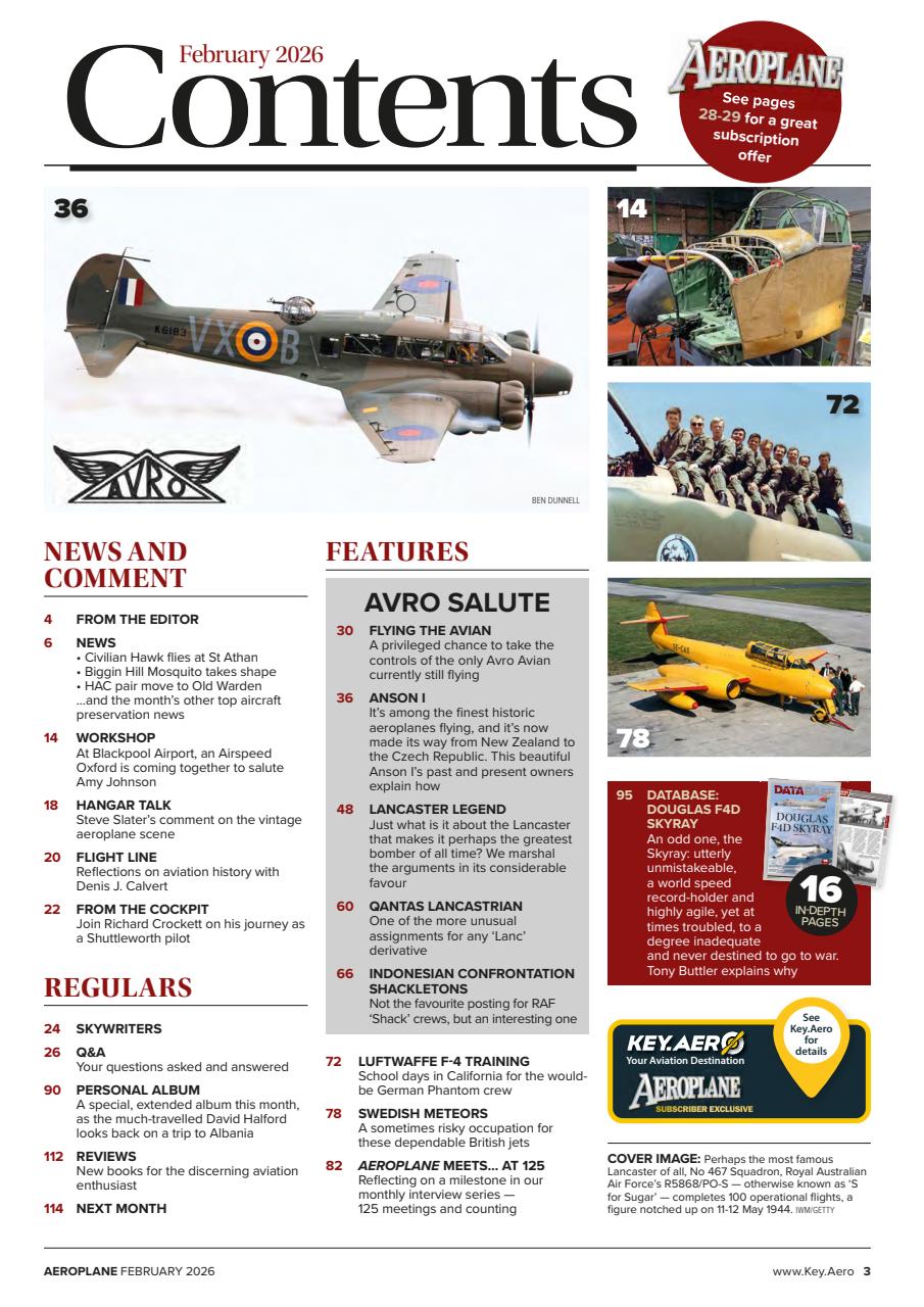 Aeroplane Preview Pages