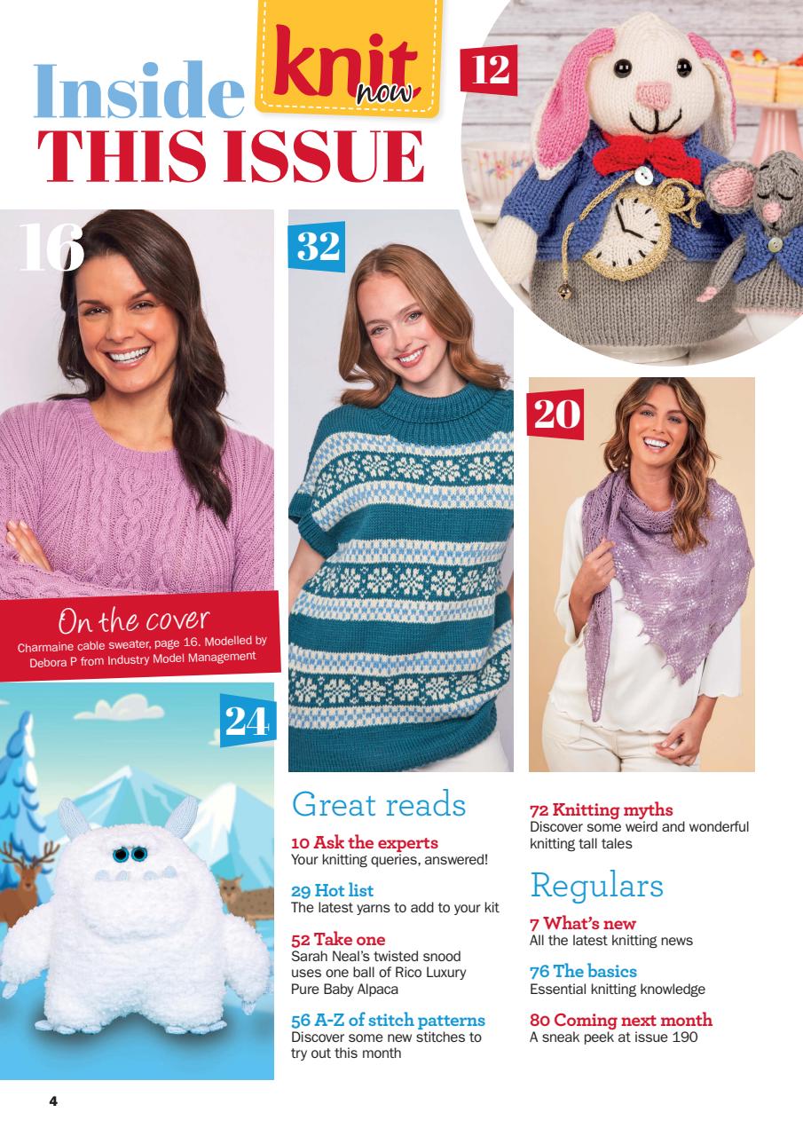 Knit Now Preview Pages