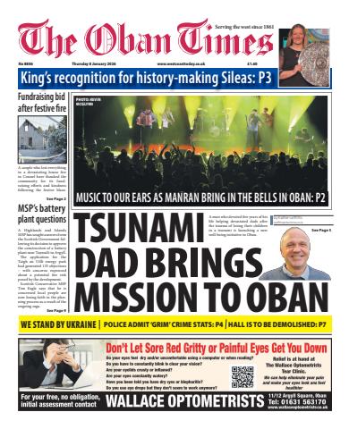 The Oban Times & Lochaber Times issue Thursday, January 08, 2026