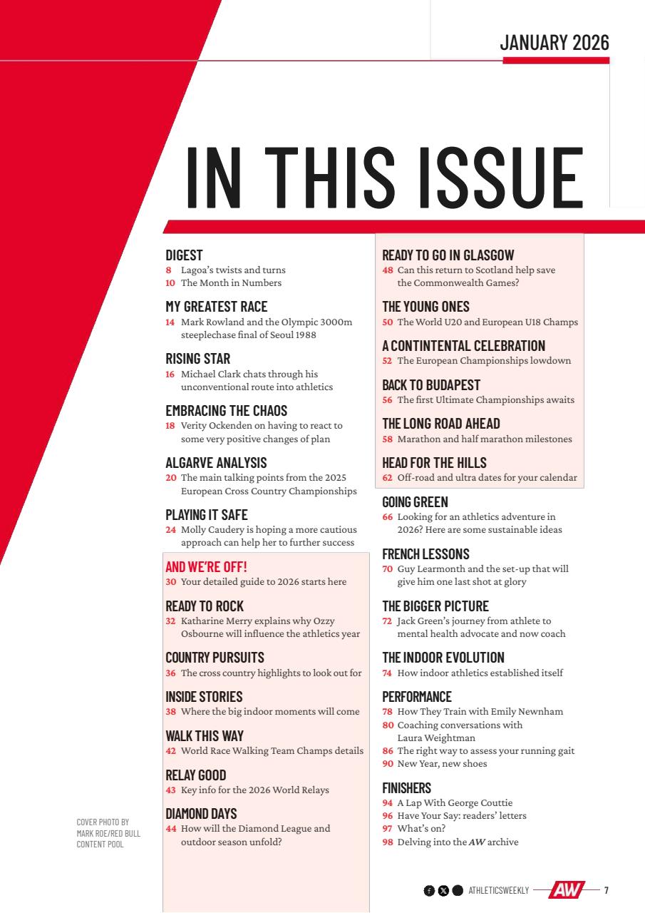 AW – Athletics Weekly Magazine Preview Pages