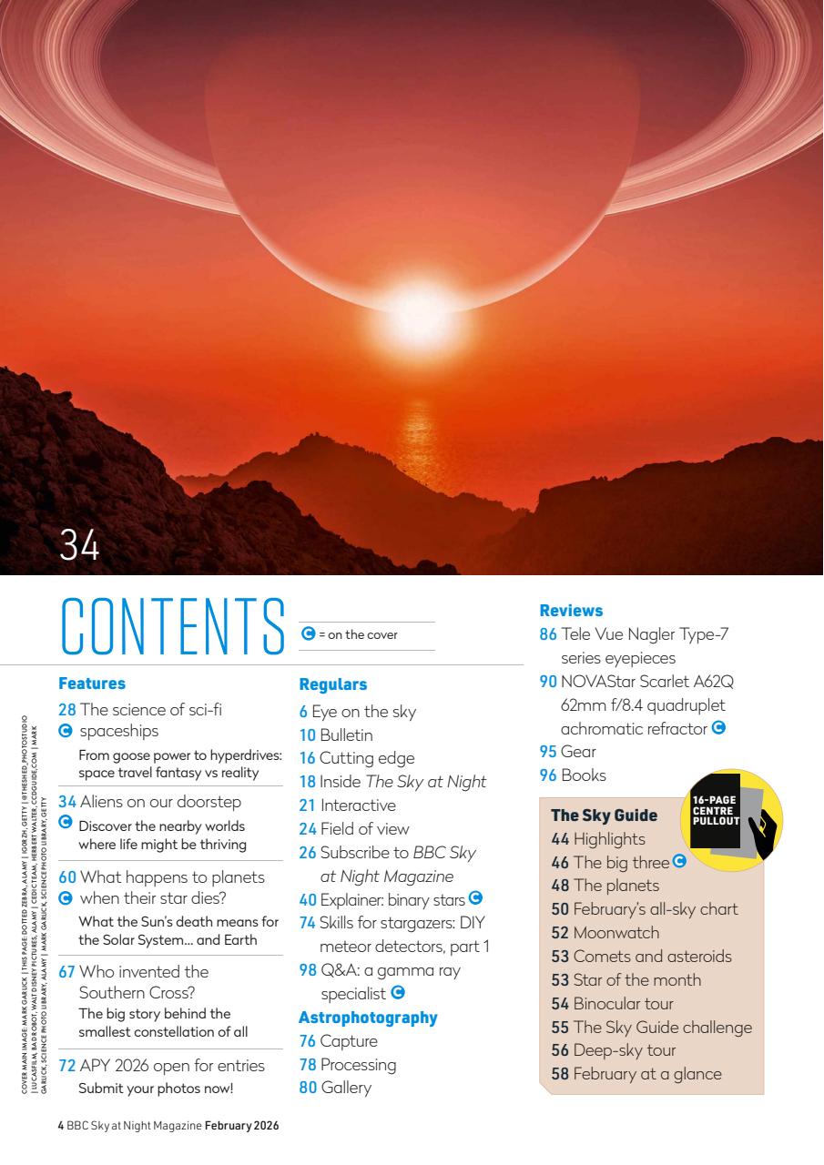 BBC Sky at Night Magazine Preview Pages