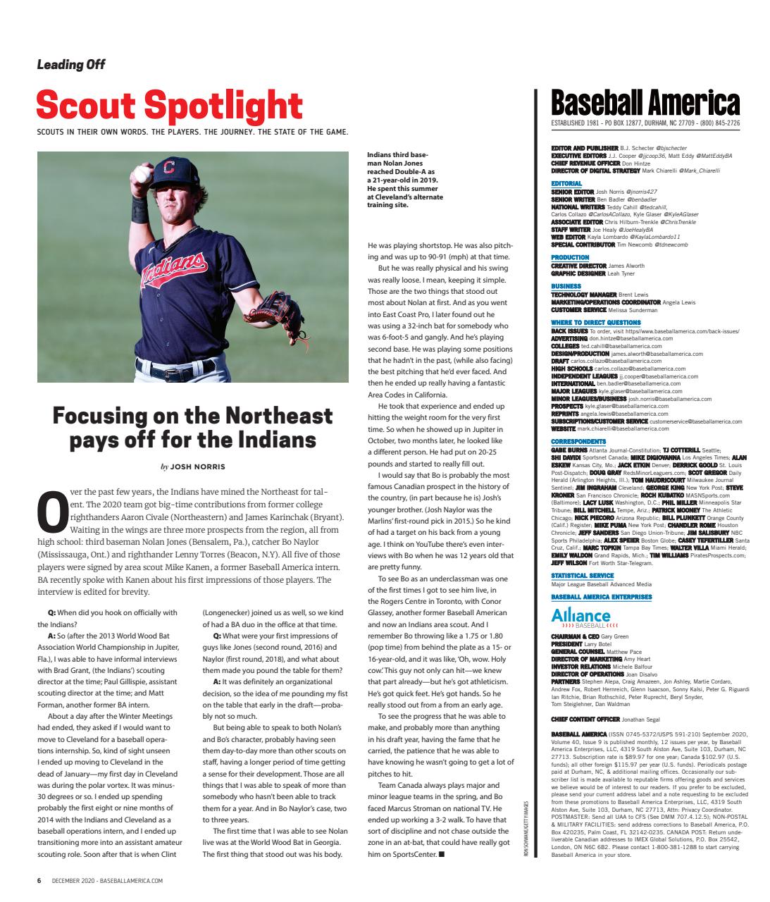 Baseball America Preview Pages