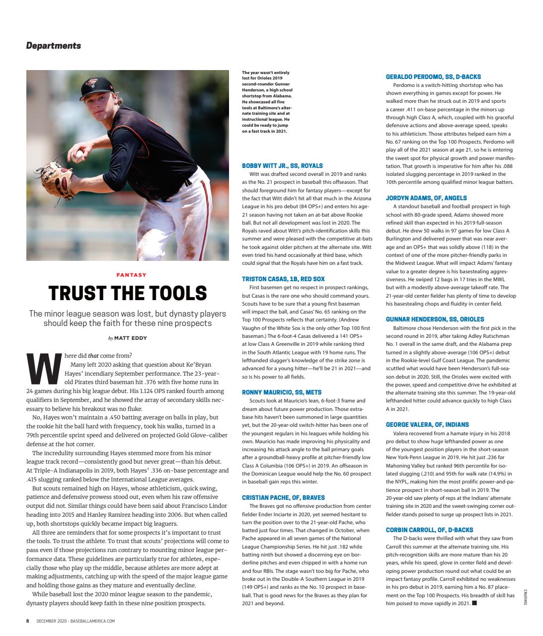 Baseball America Preview Pages