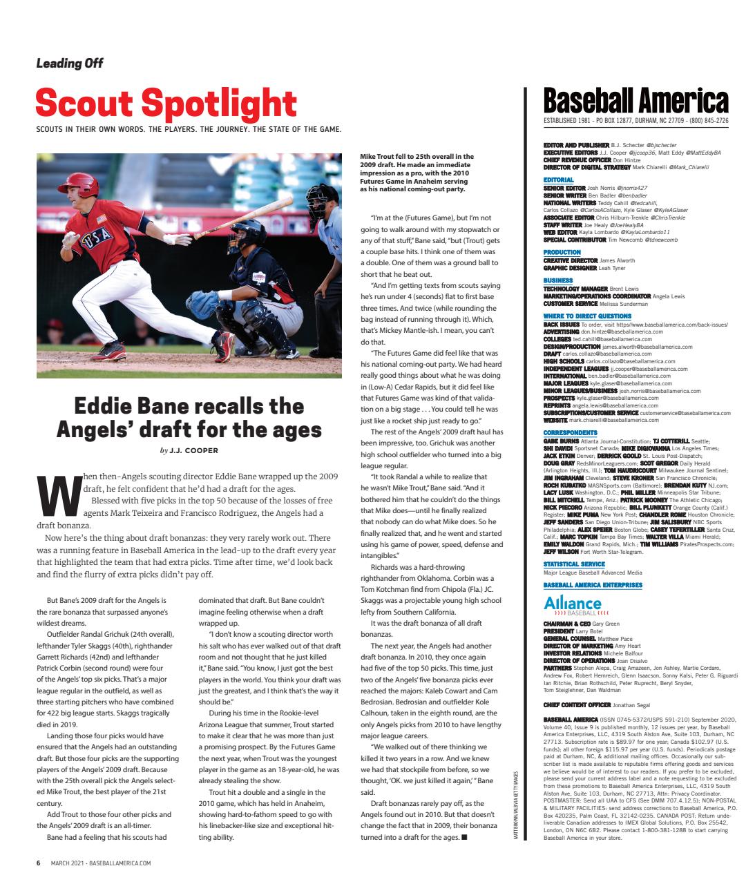 Baseball America Preview Pages