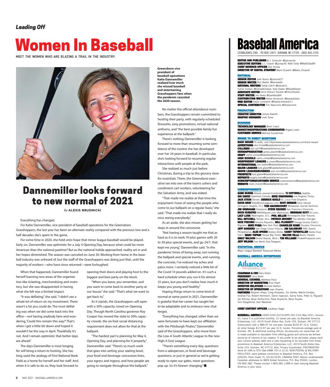 Baseball America Preview Pages