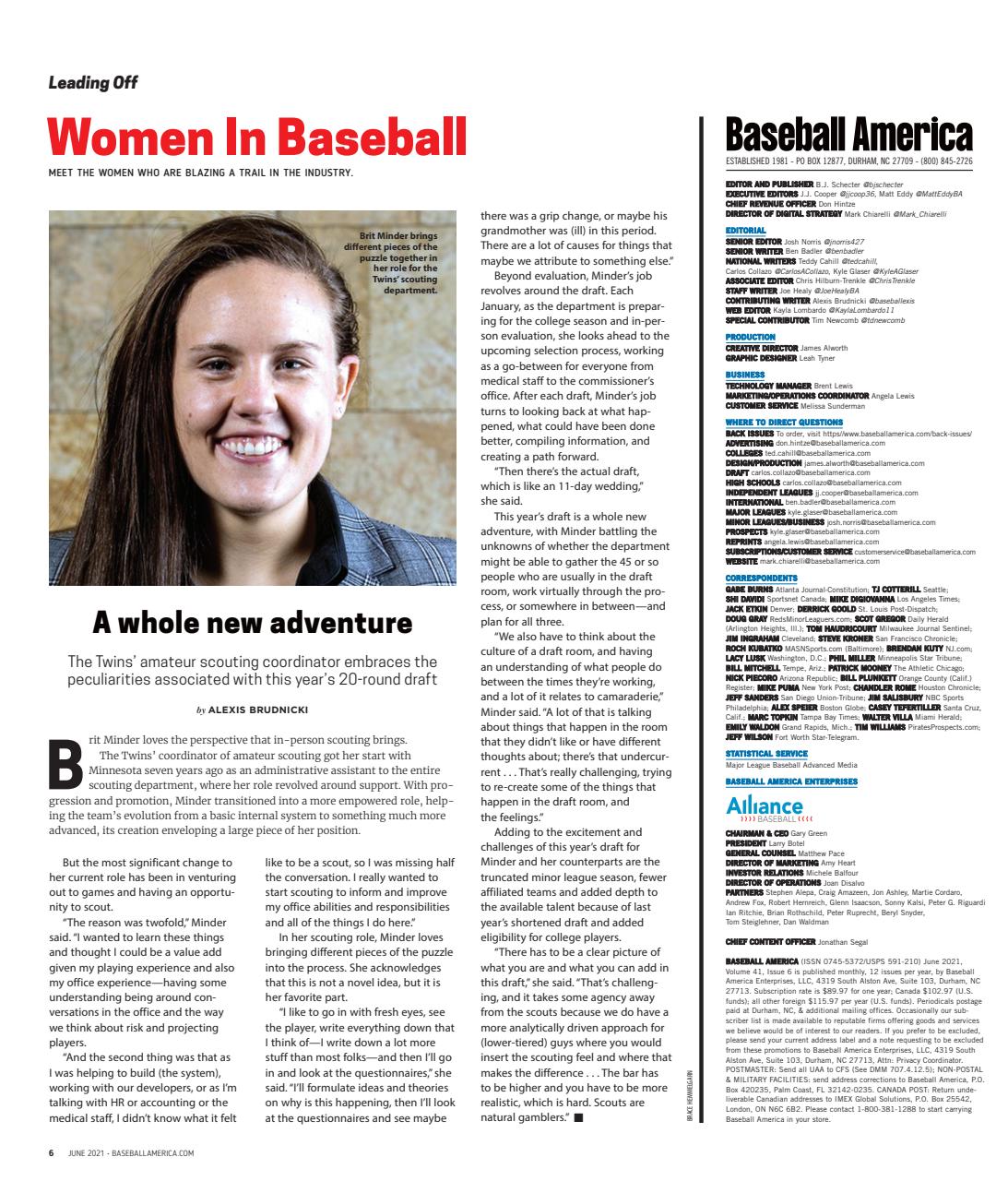 Baseball America Preview Pages