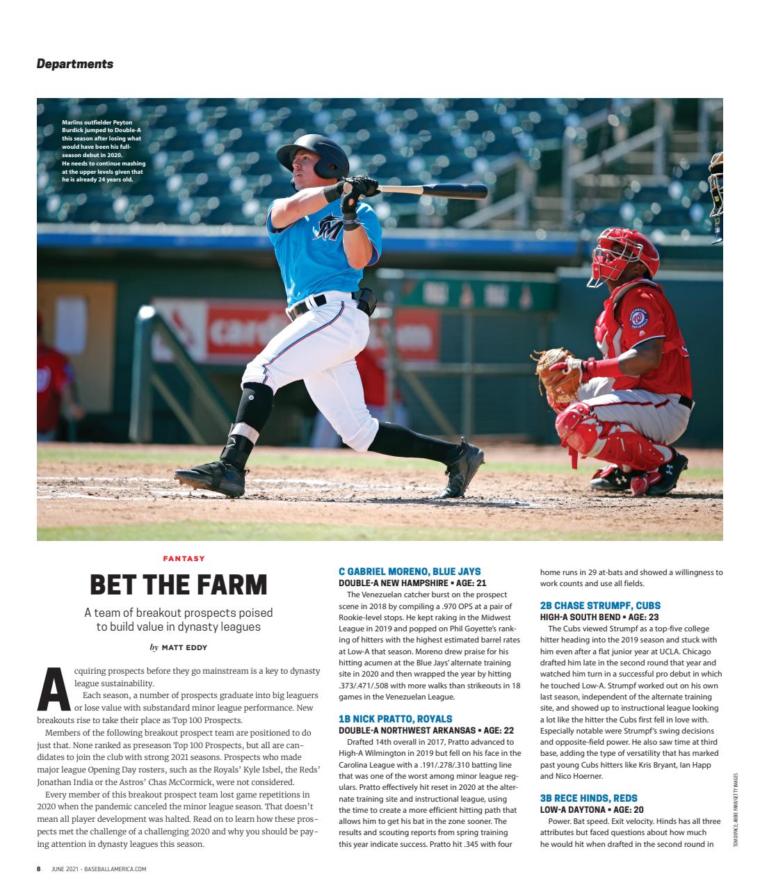 Baseball America Preview Pages