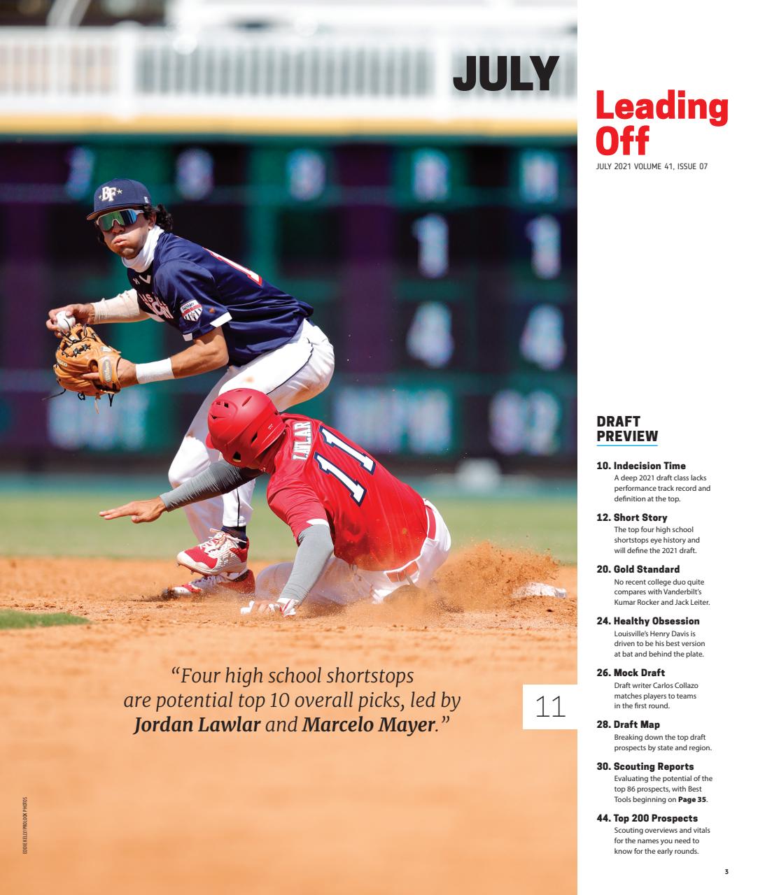 Baseball America Preview Pages