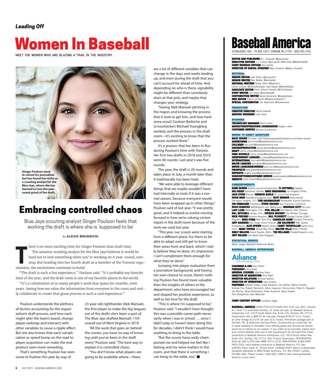 Baseball America Preview Pages