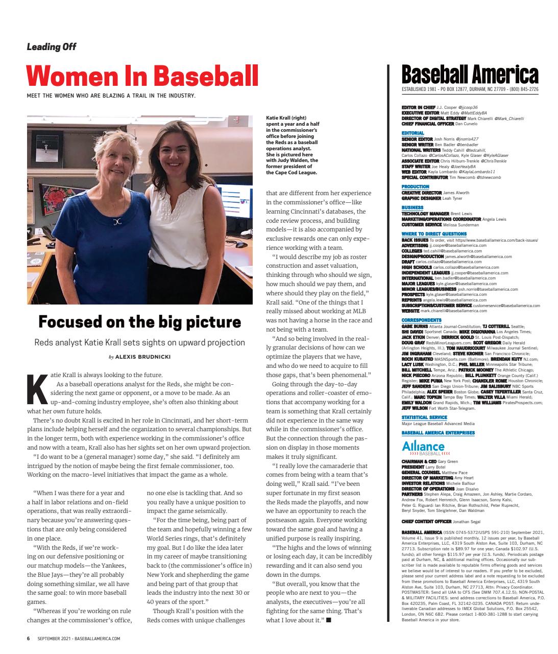 Baseball America Preview Pages
