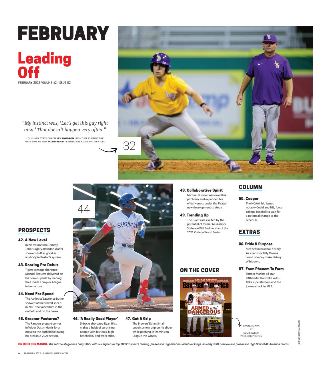 Baseball America Preview Pages