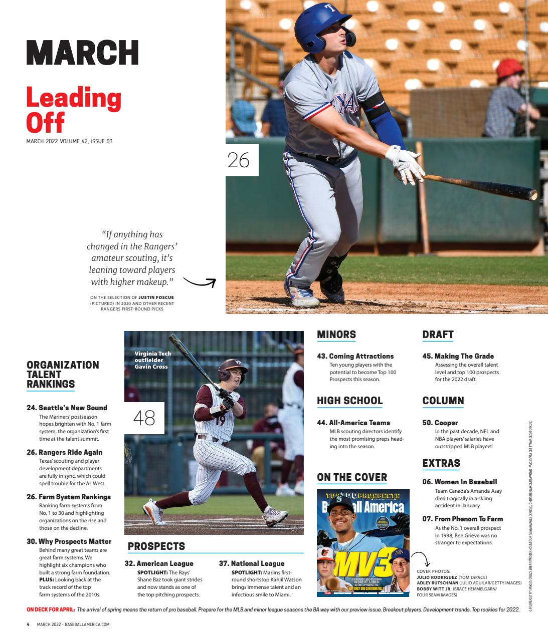 Baseball America Preview Pages