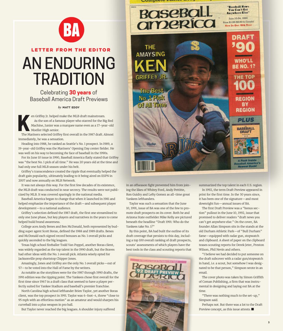 Baseball America Preview Pages
