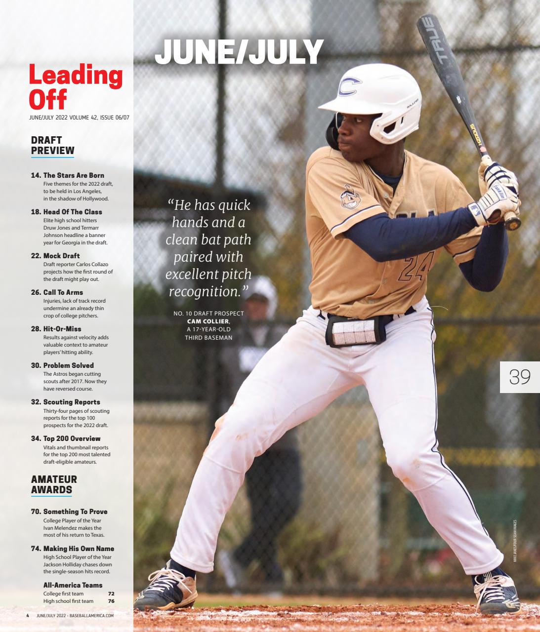 Baseball America Preview Pages