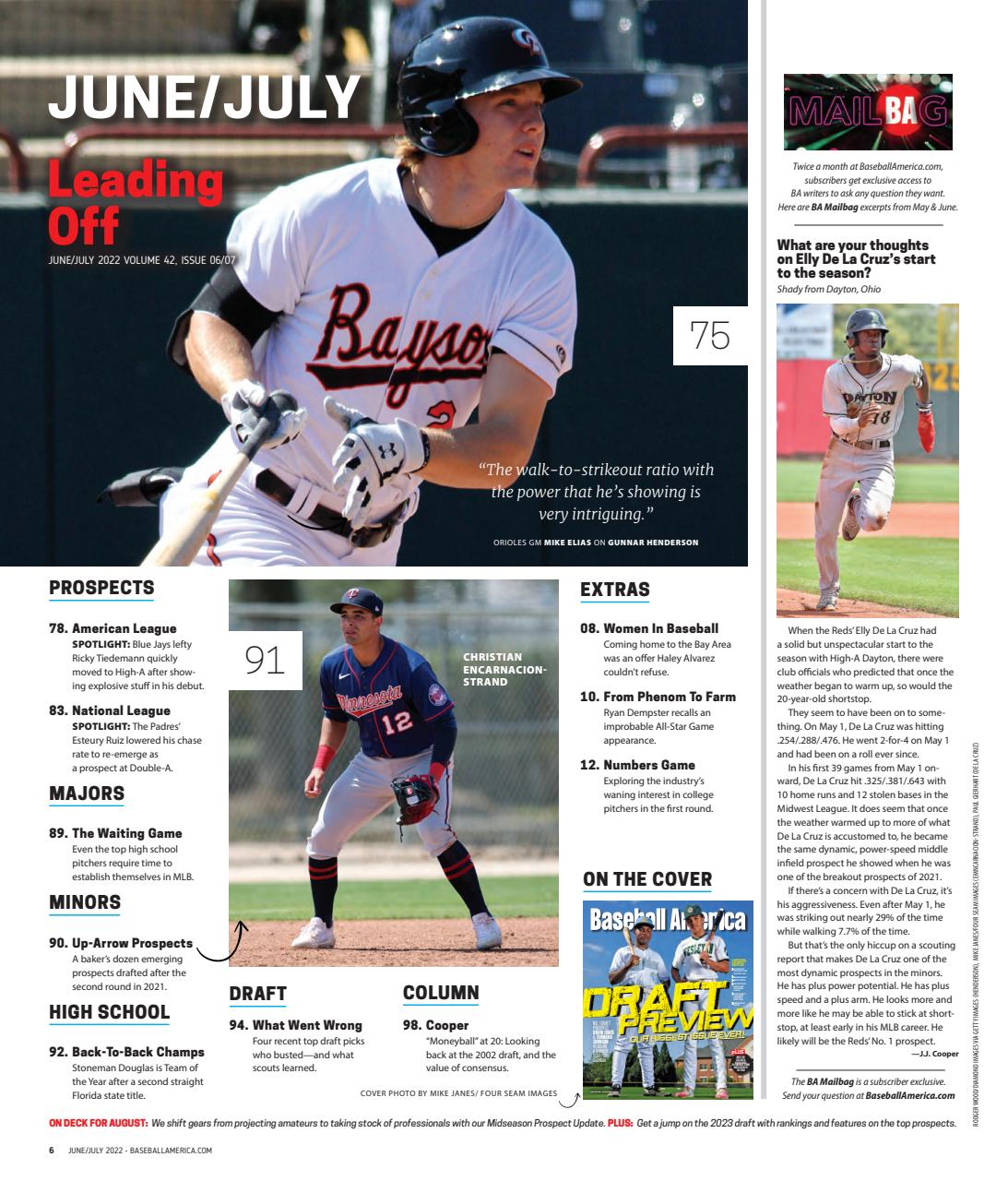 Baseball America Preview Pages