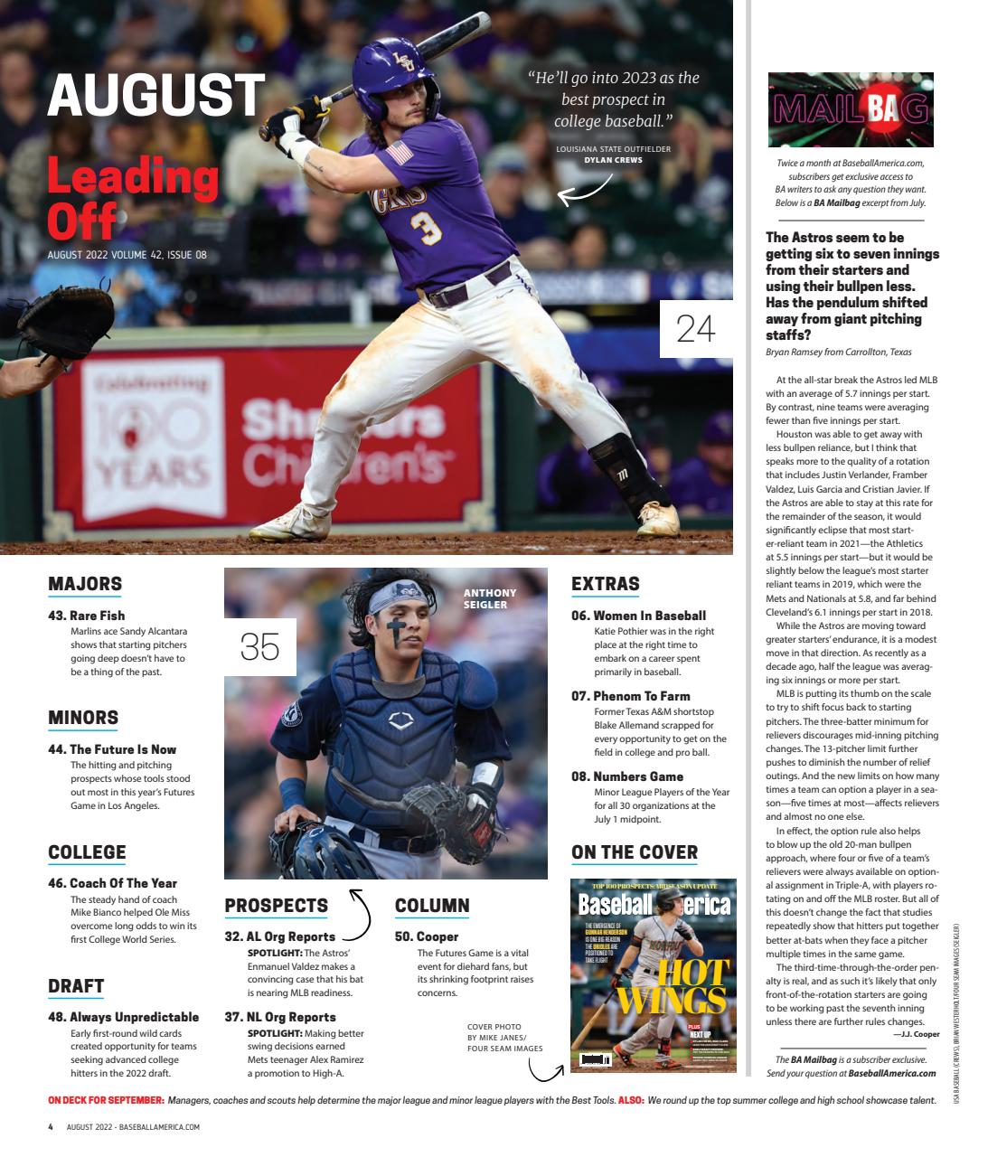 Baseball America Preview Pages