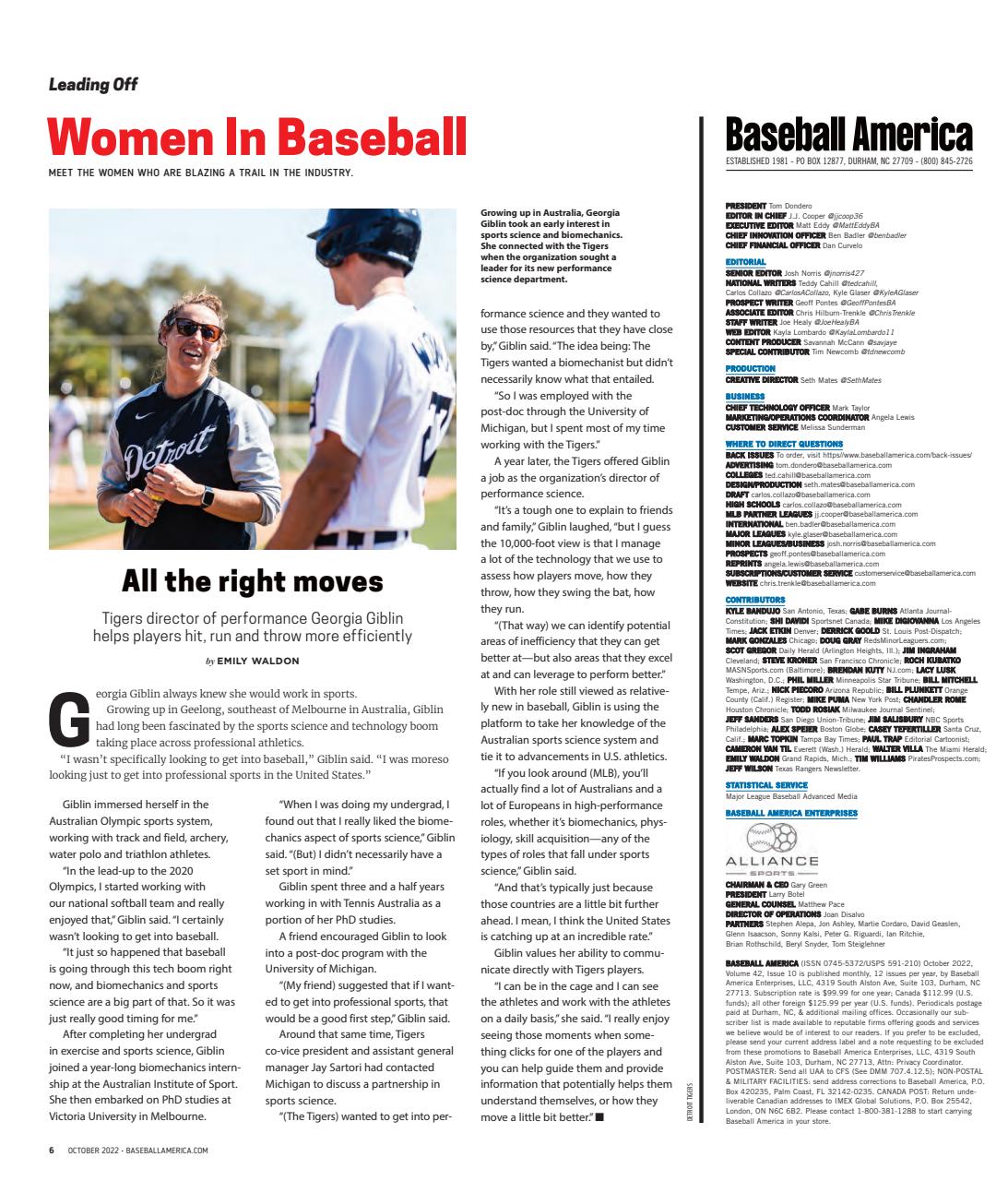 Baseball America Preview Pages