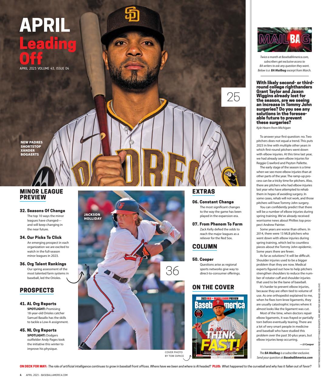 Baseball America Preview Pages