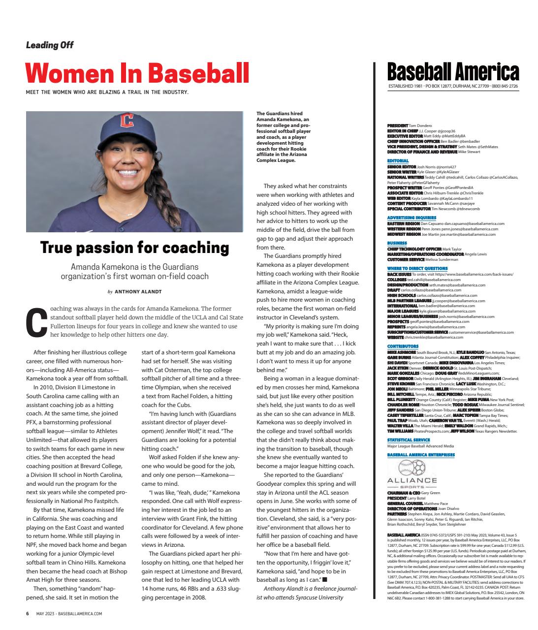Baseball America Preview Pages