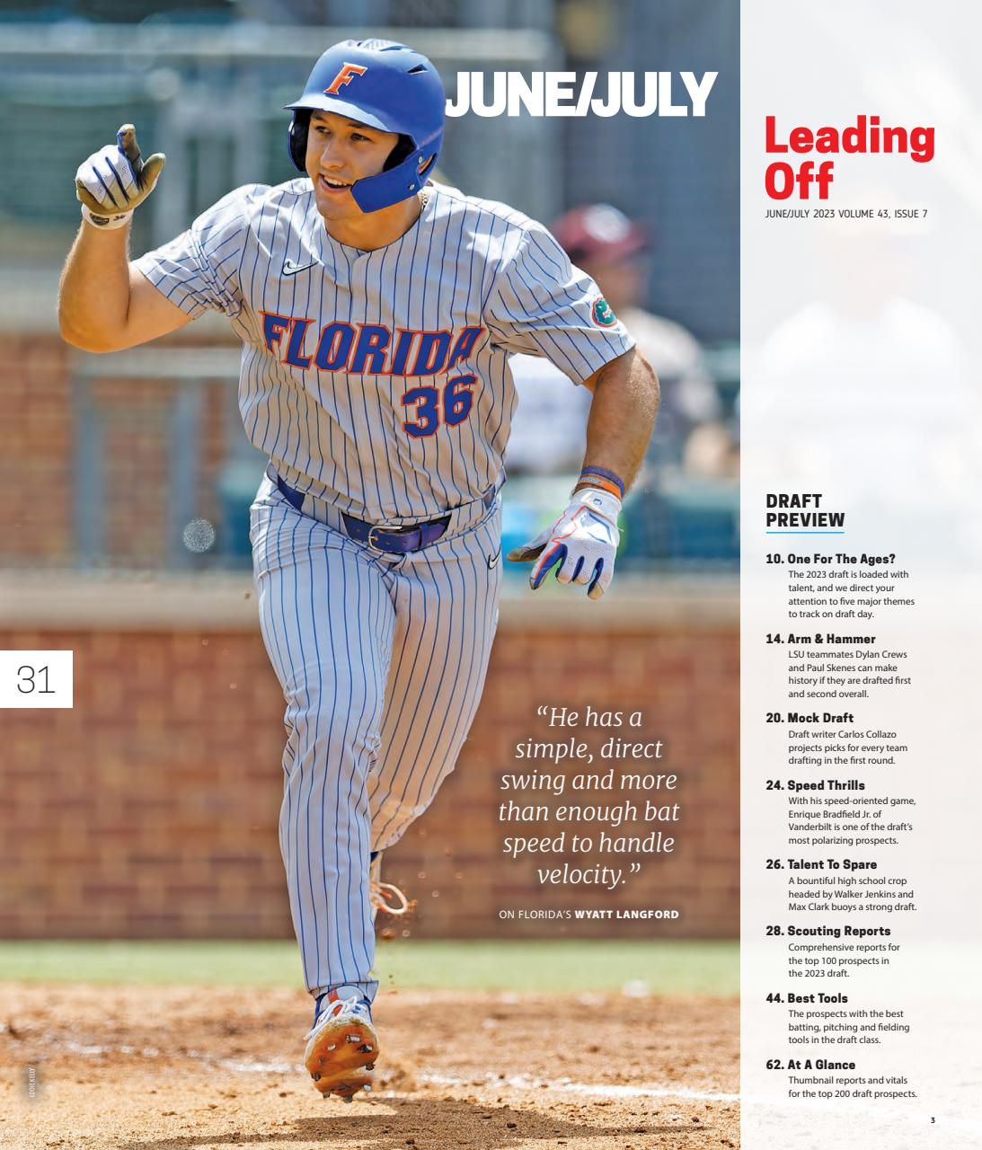Baseball America Preview Pages