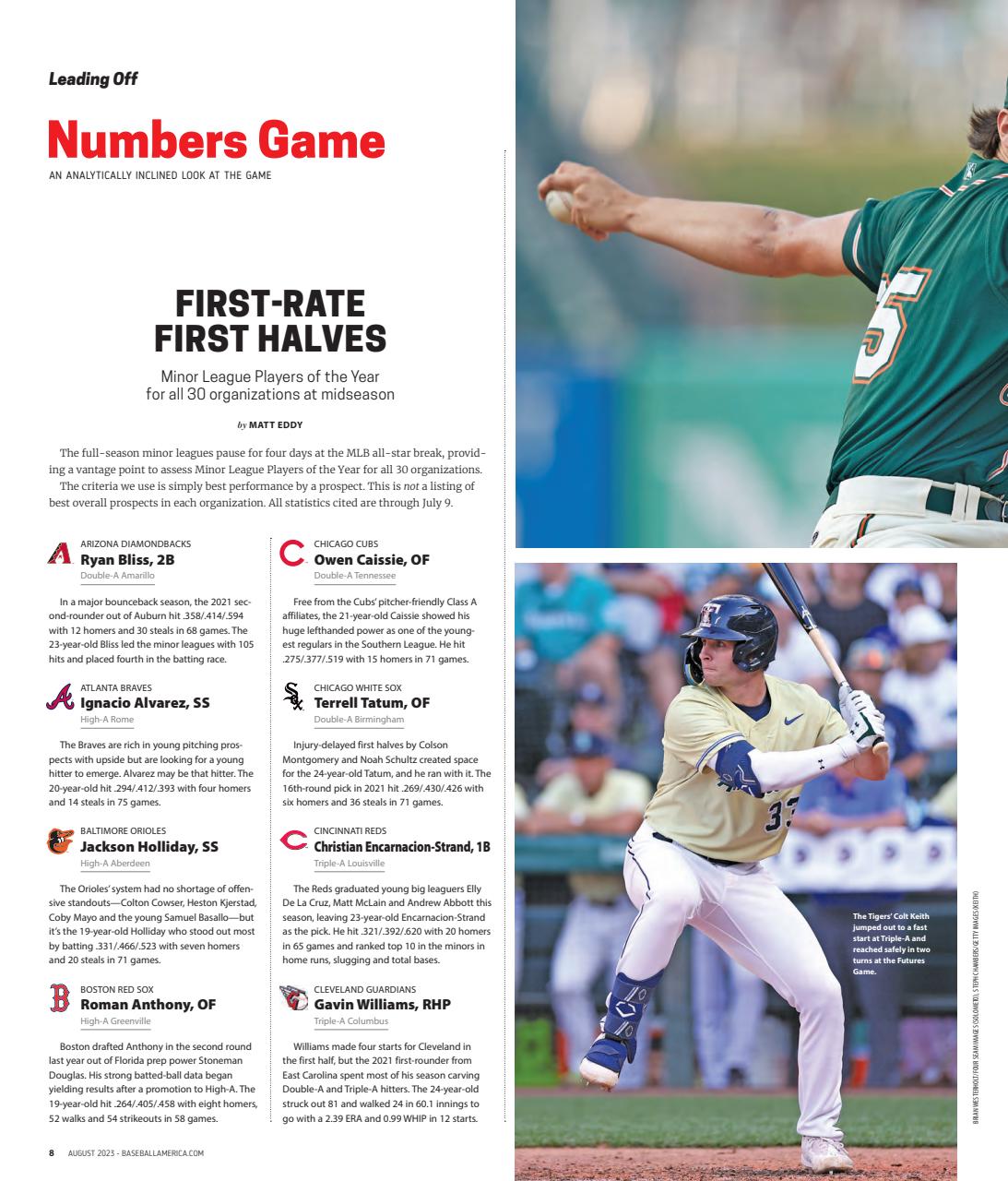 Baseball America Preview Pages