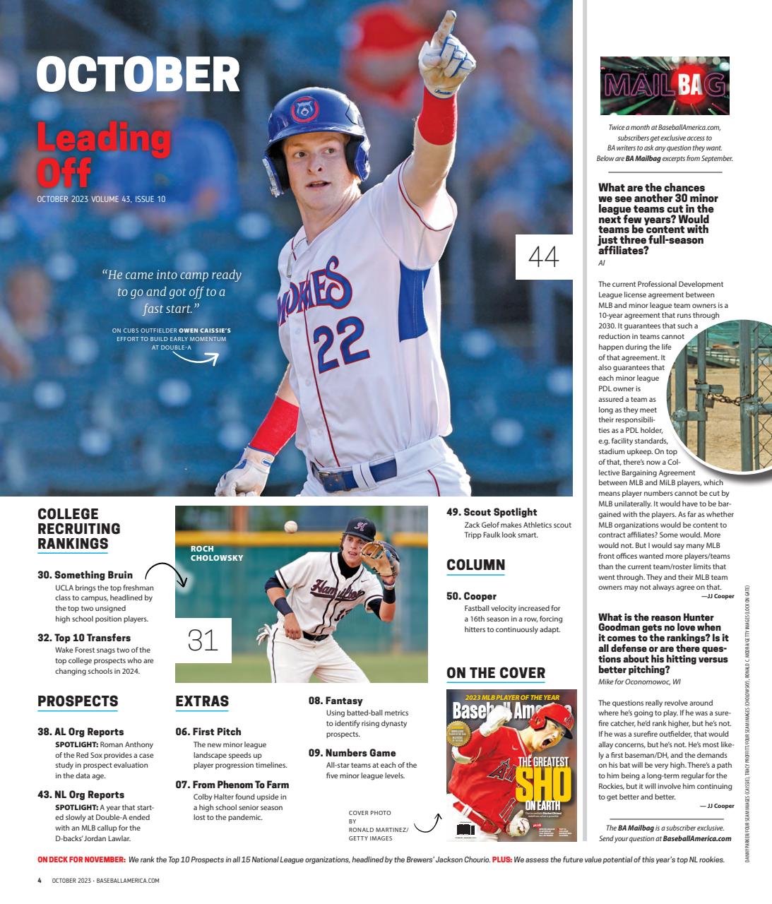 Baseball America Preview Pages