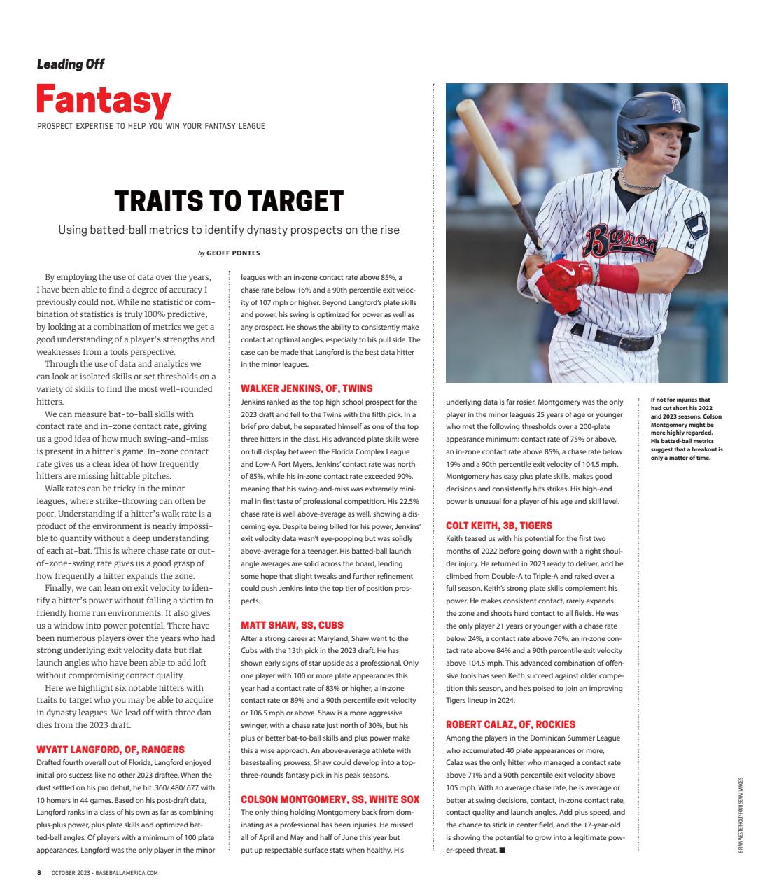 Baseball America Preview Pages