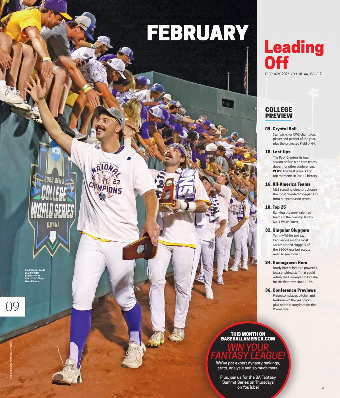 Baseball America Preview Pages