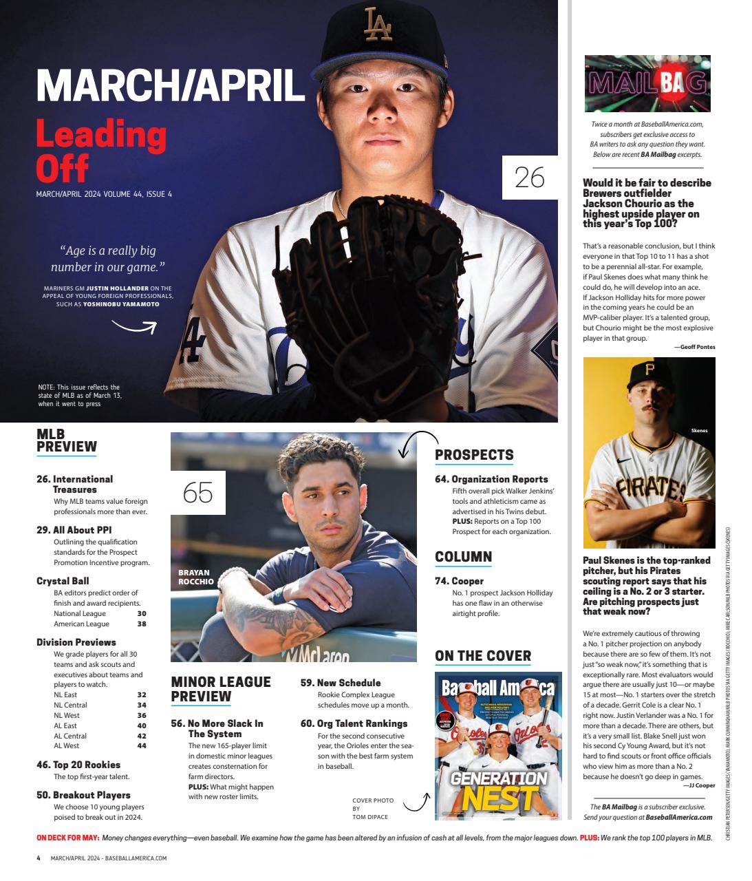 Baseball America Preview Pages