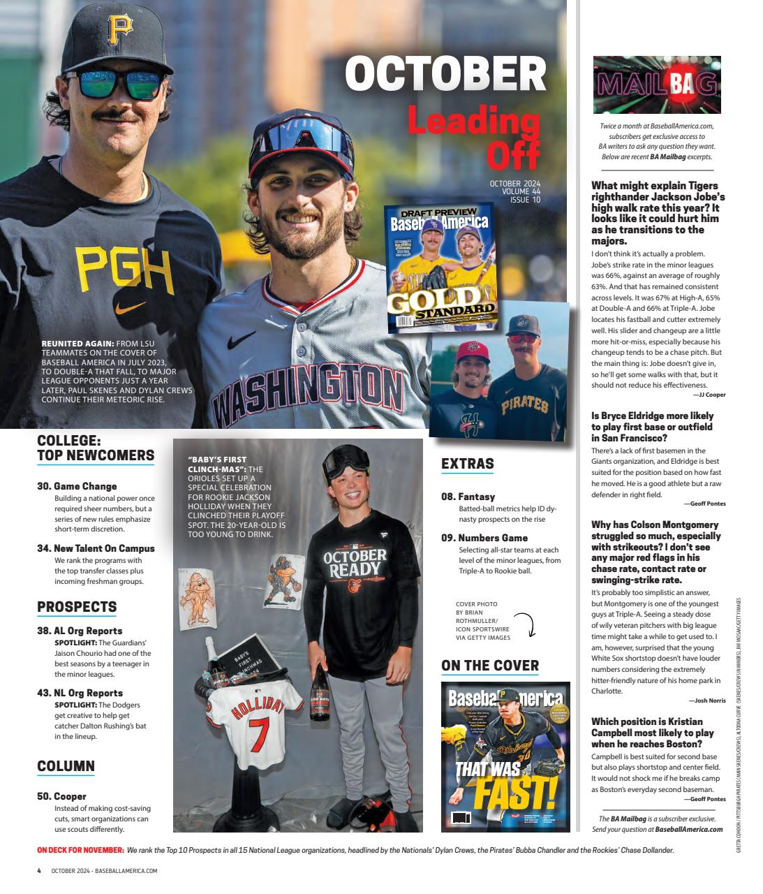 Baseball America Preview Pages