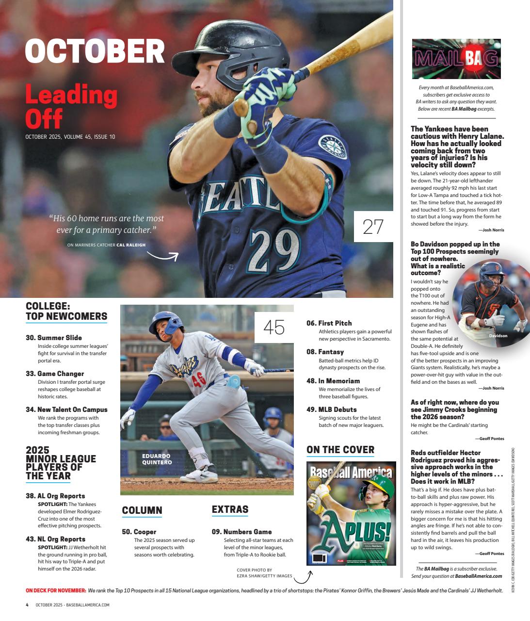 Baseball America Preview Pages