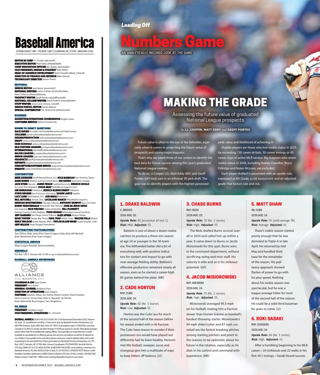Baseball America Preview Pages
