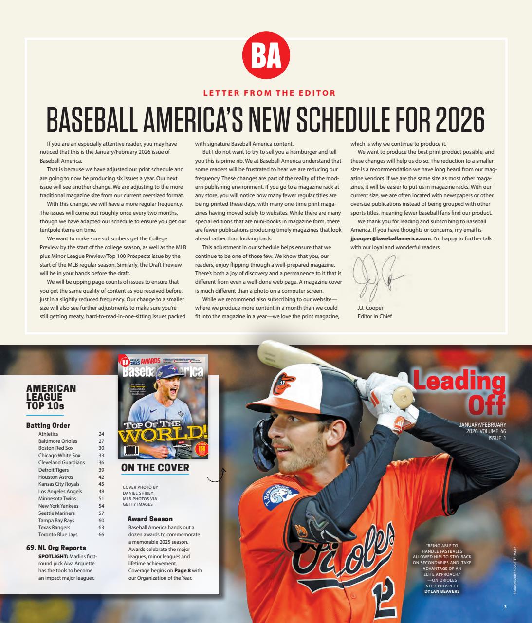Baseball America Preview Pages