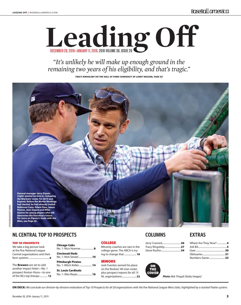 Baseball America Preview Pages