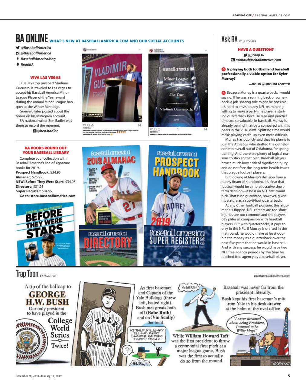 Baseball America Preview Pages