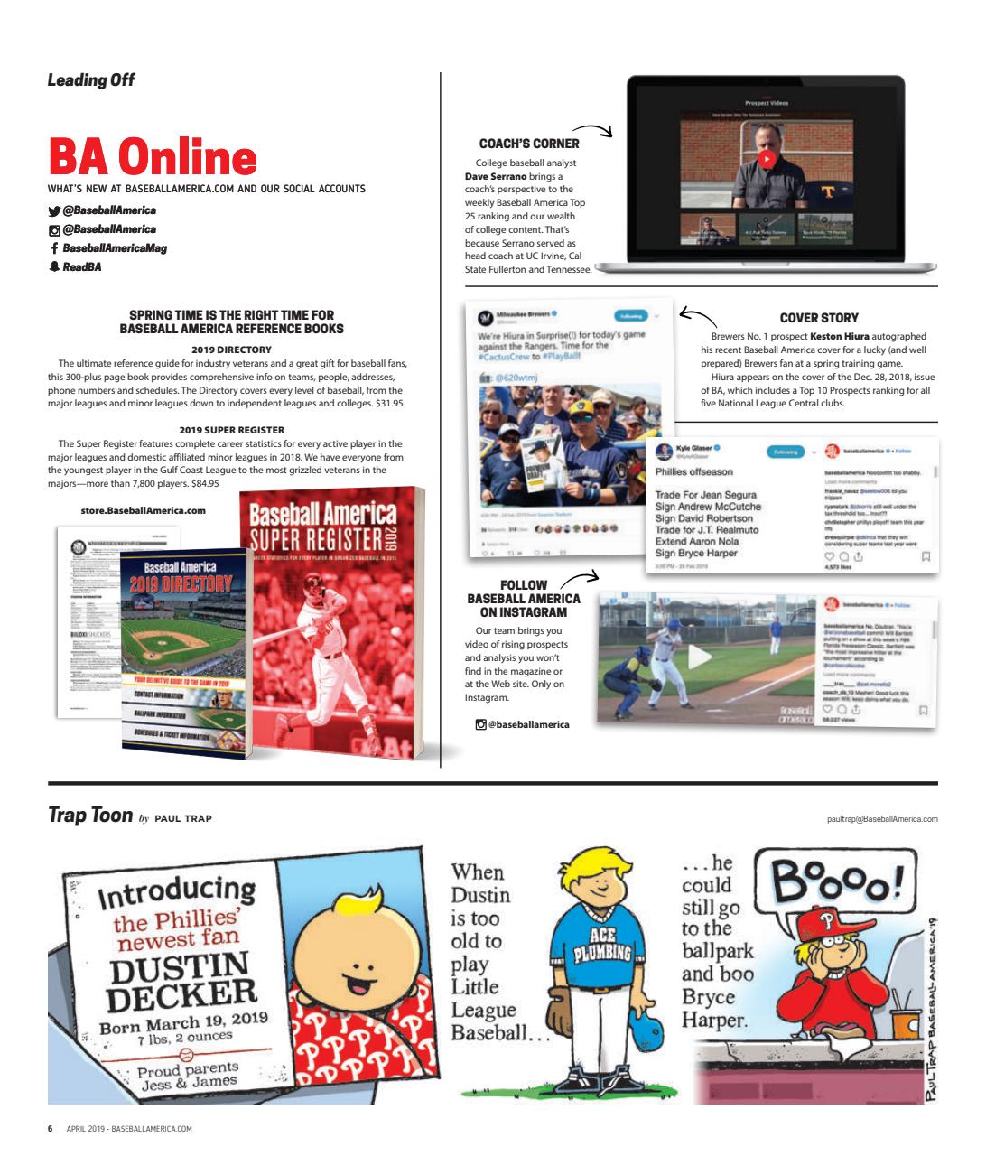 Baseball America Preview Pages