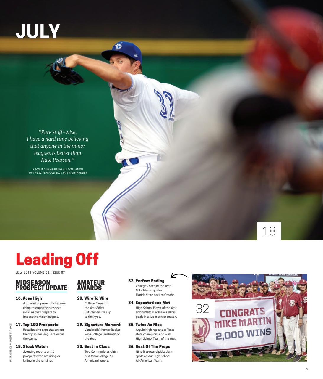 Baseball America Preview Pages