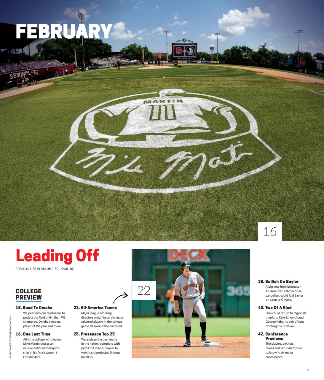 Baseball America Preview Pages